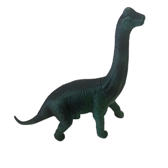 1980’s  Brachiosaurs Rubber / PVC Figure / Toy 7 1/4” tall - Picture 1 of 10
